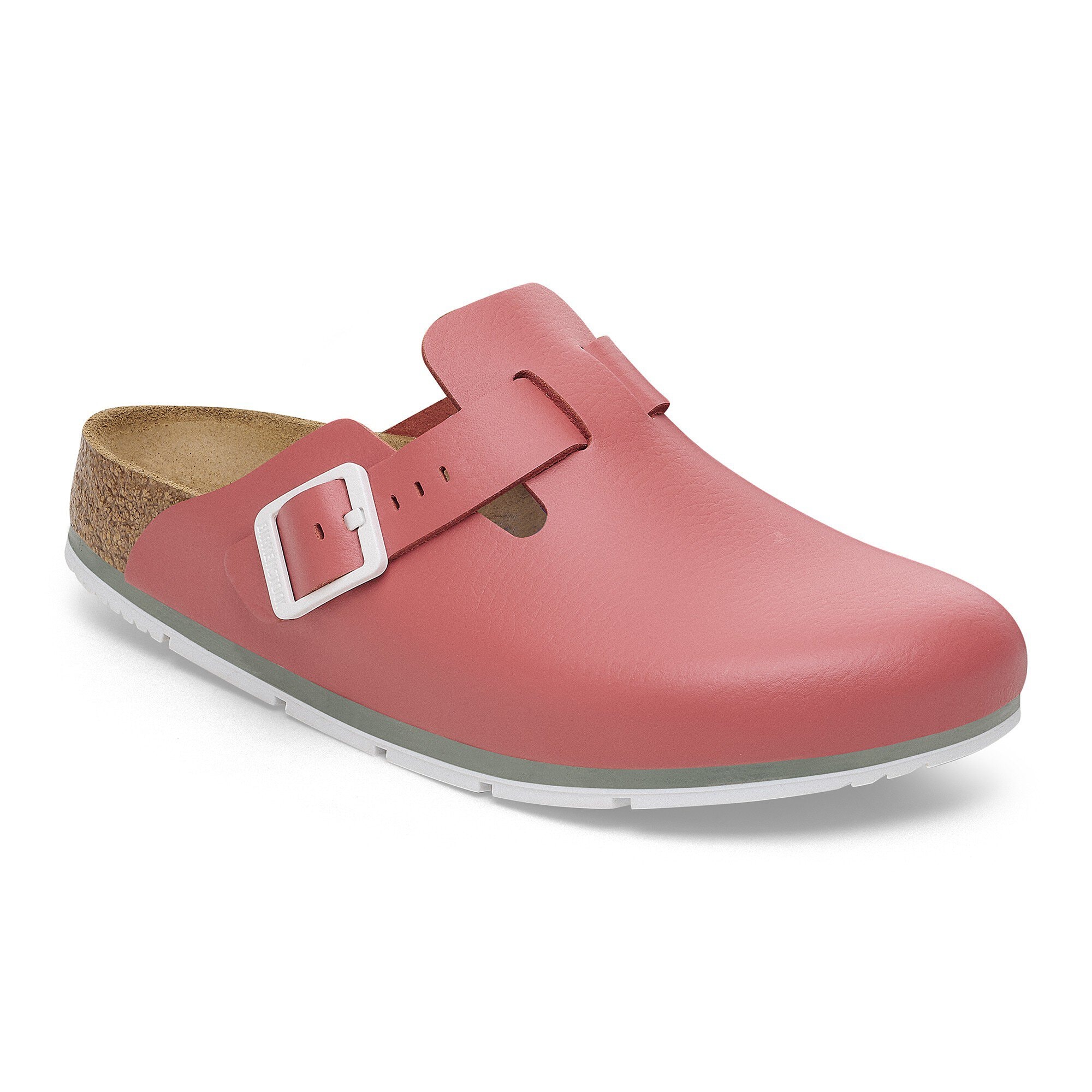 Birkenstock Boston PRO Natural Leather Mars Red